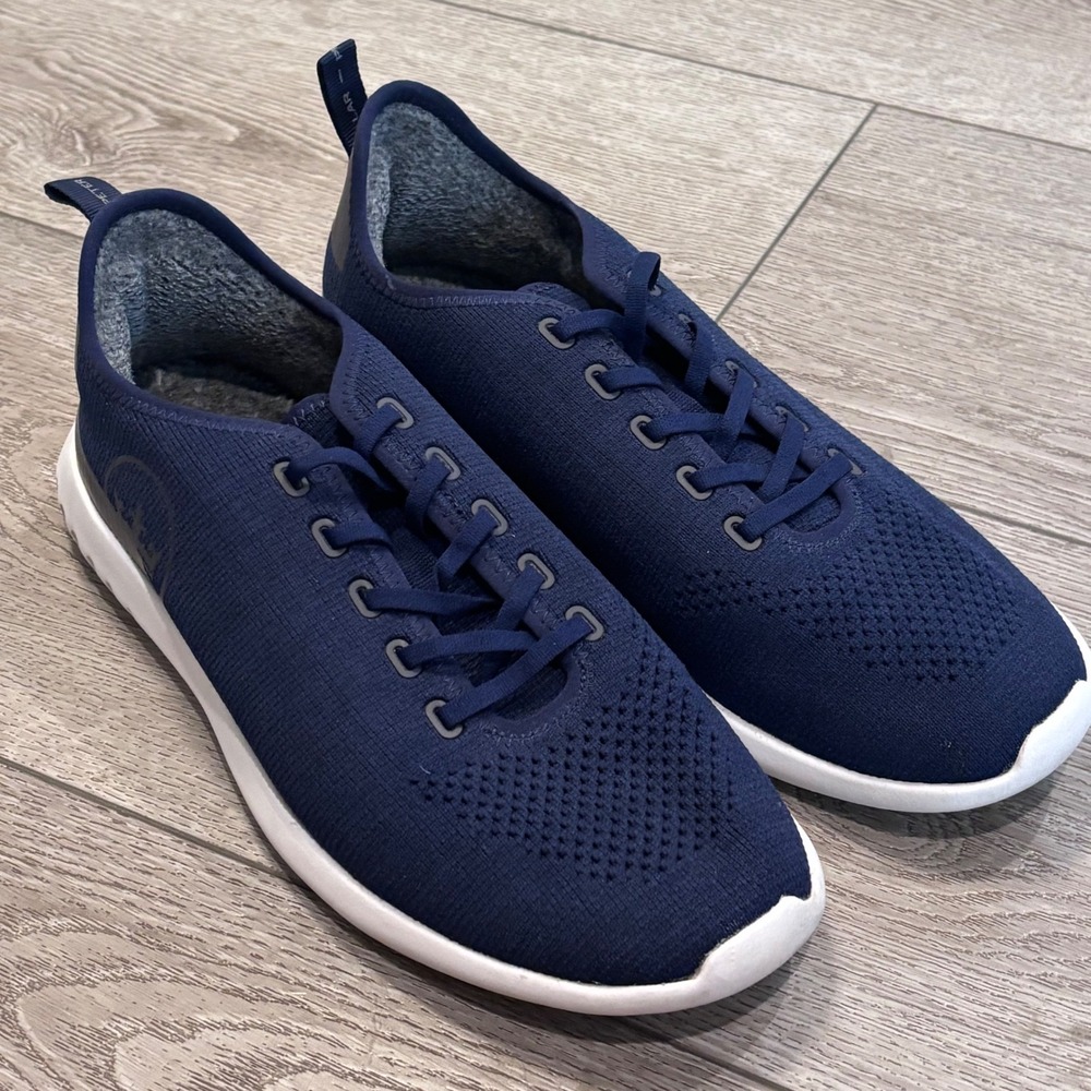Peter Millar Hyperlight Glide Shoes Mens 10.5 Navy Knit MF19EF02 Casual Athletic